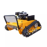 Remote Control Cordless Industrial Grade Tracked 4-Stroke 225CC Bensin Silinder Tunggal Sasis Baja Self Propelled All