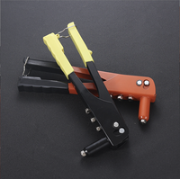 Pistola Remachadora Manual de Alta Resistencia, Herramienta Remachadora de Acero con 4 Boquillas, OEM ODM para Reparación Industrial