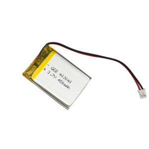 GEB Heißer Verkauf 403040 wiederaufladbare lipo batterie <span class=keywords><strong>3</strong></span>,7 v 450mah lithium-ionen polymer batterie - Product Image 2