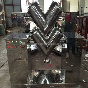 <span class=keywords><strong>M</strong></span>élangeur industriel à cône V en acier inoxydable avec capacités de revêtement de moteur d'agitateur pour les granulés humides des aliments - Product Image 5