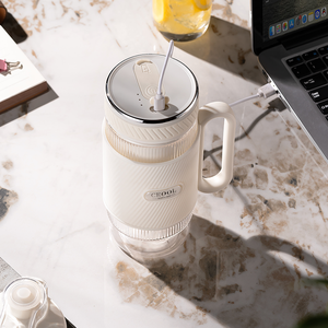 Licuadoras de carga USB inalámbricas portátiles, botella exprimidora para el hogar, pequeña taza de jugo para beber directamente, trituradora de hielo, licuadora de frutas, mezclador - Product Image 2