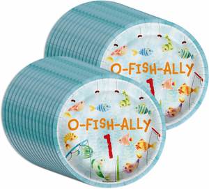 Hot Selling 9-Inch Modern Style Disposal Paper <b>Plate</b> Pack CMYK 9 Theme for Party Decorations Birthday Holidays - Product Image 2