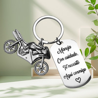 Cadeau d'entreprise transfrontalier très prisé pour l'Europe et l'Amérique : Accessoire moto en acier inoxydable motivant