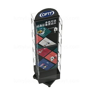 Vitrine rotative verrouillable en verre, double face, sur pied, pour figurines, jouets, magasin et vitrine de montres de luxe - Product Image 5