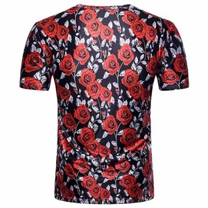 เสื้อยืดพิมพ์ลายแบบซับลิเมชั่นดีไซน์ใหม่สำหรับผู้ชาย พิมพ์ลายทั่วตัว พร้อมโลโก้ของคุณเอง - Product Image 3