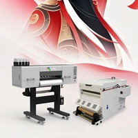 H-EASY Service complet Imprimante DTF 24 pouces de largeur d'impression Quatre têtes d'impression Epsoni3200 avec secoueur de poudre et purificateur de fumée