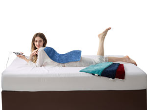 Tappetino Riscaldante Elettrico a Infrarossi Lavabile 12x24 Pollici con Termostato Regolabile e Protezione dal Surriscaldamento con Spina UK - Product Image 4