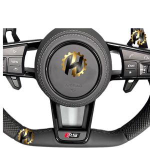 Volante R8 con botón de inicio Drive Select Half Alcantara para <span class=keywords><strong>Audi</strong></span> A3 A4 A5 A6 C7 C6 C8 B7 B8 B9 Q3 Q5 Q7 RS3 RS7 S600 8V - Product Image 6