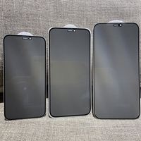 Protection d'écran en verre trempé de qualité supérieure, couverture intégrale, anti-espionnage, anti-regard indiscret, 9H, 3D/2.5D, protection d'écran incurvée pour 12 Pro