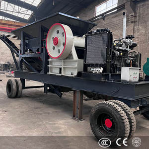 Trituradora de Piedra Pequeña Usada en Buen Estado, Trituradora de Mandíbulas Móvil con Motor Diésel en Venta - Product Image 4