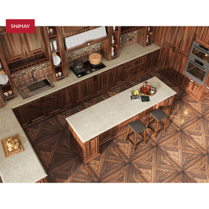 Mobili di Lusso Snimay, Design Completamente Personalizzato, Set di Armadietti da <span class=keywords><strong>Cucina</strong></span> in Legno Massello Laccato in Stile Classico Antico - Product Image 4
