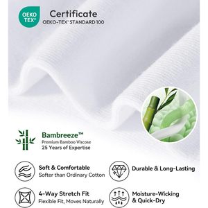 Calcetines de Mujer Personalizados, Calcetines de Bambú y Viscosa, Suaves, Sin Costuras, de Caña Media, 6 Pares - Product Image 6