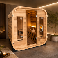 Dukungan OEM untuk Ruang Sauna Kustom dengan Berbagai Spesifikasi dan Gaya, Peralatan Sauna Dalam Ruangan untuk Pengalaman Relaksasi Tubuh di Spa Rumah.