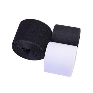 Cinta de velcro al por mayor de poliéster y nailon para prendas, zapatos y bolsos - Accesorio de costura para realzar la ropa - Product Image 1