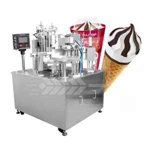 MY Corn Drink Juice Ketchup Pudding Jelly Ice Cream Cone Semi Automatic Fill Seal Machine for Sealer