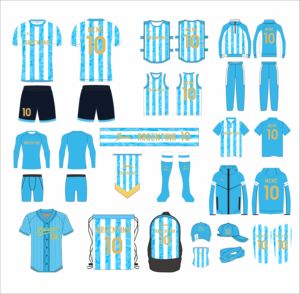 Оптовая продажа: Футбольная форма с цифровой печатью, персонализированным именем игрока, полностью сублимированная спортивная одежда, индивидуальная футбольная форма больших размеров - Product Image 1