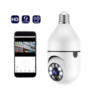 Surveillance Cameras 5g Wireless Wifi Light Bulb Security Camera Ptz 1080p Hd Camera Security