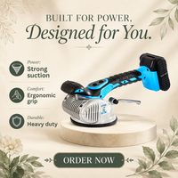Outil de pose de carreaux de haute qualité, vibrateur électrique à ventouse, machine puissante pour le nivellement des sols et des murs, équipement de pavage