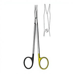 Ciseaux Reynolds 11 cm / 4-1/4 pouces, lame droite et coudée, lame dentelée, ciseaux chirurgicaux Super Cut TC pour une coupe de précision - Product Image 1