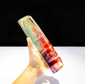 Trofeo de cristal creativo de nuevo estilo al por mayor, Premio de la reunión anual de la empresa, recuerdo, trofeo de cristal personalizado - Product Image 4