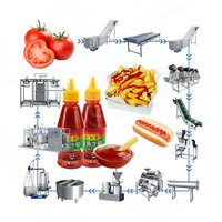Prix usine Tomate Mangue Pâte Purée Pulpe Jus Sauce Ketchup Confiture Machine Ligne de production