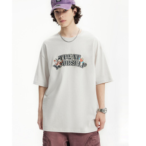 Camiseta de Algodón Personalizada para Hombre, Estilo Urbano, Camiseta con Estampado Personalizado, Camiseta de Manga Corta para Hombre de Talla Grande - Product Image 2