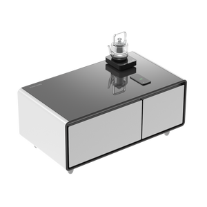 Table basse intelligente avec réfrigérateur intégré haut-parleur table basse <span class=keywords><strong>mini</strong></span> réfrigérateur table de rangement petit salon meubles intelligents - Product Image 1