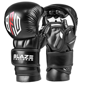 Auténticos <span class=keywords><strong>Guantes</strong></span> de Boxeo Negros UFC Personalizables para Adultos, de Cuero, para Muay Thai, MMA, Sanda, con Soporte, 12 oz, Pieza Individual, 600, Logotipo Personalizado - Product Image 1