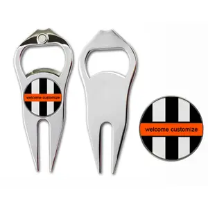 OEM Multi-choice Custom Golf Divot Repair Tool with Ball Marker Set for Club Gifts