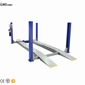 Tugas Berat 4 tiang Lift mobil untuk toko perbaikan Otomobil-bersertifikasi CE kapasitas 4000kg peralatan garasi - Product Image 1