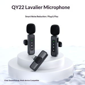 Nuovo Microfono a Condensatore Wireless Tre-in-Uno HDT QY22 per Riprese di Video Brevi e Streaming Live con Riduzione del Rumore - Product Image 1