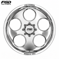 Jantes forgées polies 22x10 22x12 24x12 24x14 26x16 8x180 8x6.5 à déport profond en alliage pour RAM 2500 Chevrolet Silverado 2500 HD