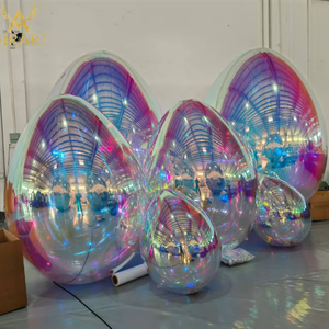 Huevos de Pascua Inflables Herméticos, Esferas Inflables Brillantes Personalizadas con Diseño de Arcoíris para Decoración de Centros Comerciales, Bodas y Festivales de Música - Product Image 4