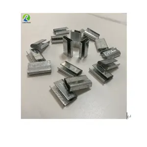 Factory price PET strap packing buckle metal serrated clip steel seal Open Iron Sheet Steel Buckle for PP PET Strap belt