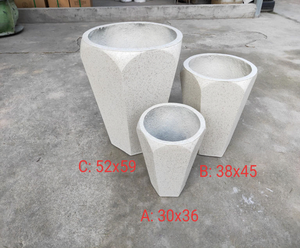 <span class=keywords><strong>Cilindro</strong></span> alto de forma poligonal, gran sala de estar, edificio de oficinas, <span class=keywords><strong>maceta</strong></span> de arcilla de magnesio - Product Image 5