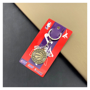 Porte-clés en métal de marque N BA, équipes de basket-ball <span class=keywords><strong>Lakers</strong></span> Heat Warriors Clippers Celtics Bulls, porte-clés de sport, pendentif pour sac, porte-clés - Product Image 4
