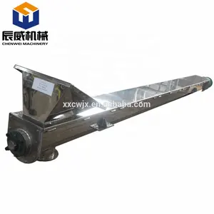 Screw Auger Conveyor/auger Spiral Flexible Screw Conveyor Price/grain Screw Augers Conveyor With Hopper