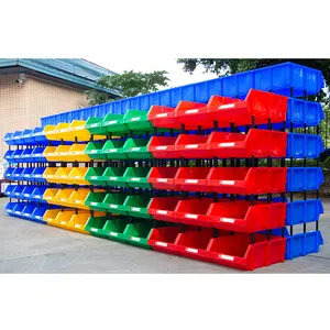 plastic bin for spare parts storage stackable big bins