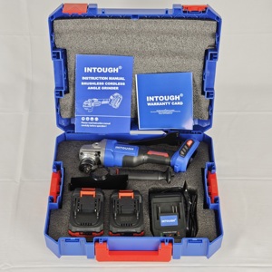Аккумуляторная бесщеточная угловая шлифмашина INTOUGH 20V, 125 мм, портативная - Product Image 2