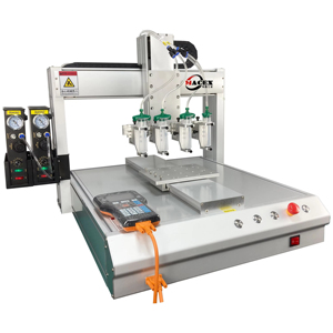 Robot de distribution de colle automatique à trois axes avec guidage linéaire à vis à billes et <span class=keywords><strong>portique</strong></span> - Product Image 2