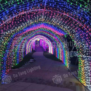 Décoration lumineuse pour tunnel extérieur, pour jardin, parc, entrée de festival, scène de spectacle - Product Image 4