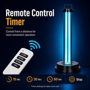 Sterilizzatori UV a 253,7 nm senza ozono, a azione rapida, per la pulizia dell'aria da virus, con telecomando, 40W, a eccimeri, per casa, hotel, ufficio - Fornitore con MOQ basso - Product Image 1
