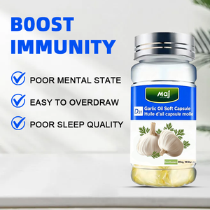 OEM Halal Knoflookolie Zachte <span class=keywords><strong>Capsules</strong></span> 380mg Groothandel Biologisch Gezondheidssupplement Knoflookolie Softgel <span class=keywords><strong>Capsules</strong></span> voor Haar - Product Image 5