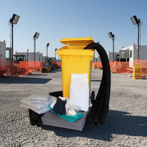 Ttake Spill Kit For Portable And Wheeled Construction Sites With Hose And Absorbent Pads - Product Image 3