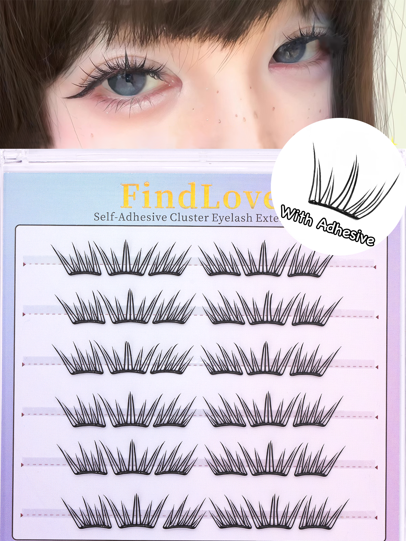 PRE14 น้ำตาสีฟ้าบางเฉียบ