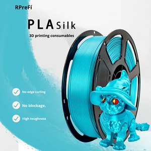 วัสดุสิ้นเปลืองสำหรับการพิมพ์ 3 มิติแบบไหมสีเดียว PLA Silk 1 กก. เส้นพลาสติกไหมสีฟ้าเดี่ยวสำหรับเครื่องพิมพ์ 3 มิติแบบ FDM - Product Image 6