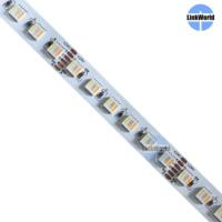 Bande LED SMD 5050 RGBWW à haut lumen, 5 en 1 RGBCCT, 12V 24V, 60 LED, 96 LED, RGB mixte, double couleur, flexible, bande LED intelligente