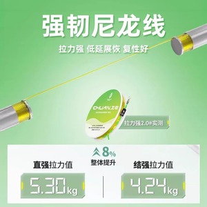 JUQIWANG Fluorocarbon Fishing Line 100% 40g High Strength For Rivers - Product Image 5