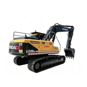 Excavatrice sur chenilles Hyundai 220LC-9S d'occasion, d'origine coréenne, 22 tonnes, de taille moyenne, pour projets de construction - Product Image 1