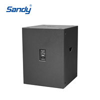 Système audio Sandy B1Q Pro, enceintes DJ, enceintes à basses fréquences de 18 pouces, subwoofer puissant pour extérieur, intérieur, scène, fête